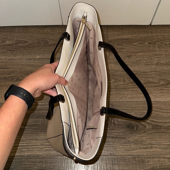 Kate Spade Cream and Black Structured Tote - Picture 4 of 16